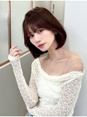 くびれヘア/顔周り/韓国/ボブ/レイヤーカット/前髪/カラー/池袋