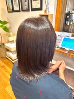 トモリヘアルーム (tomori Hair room)&nbsp;メテオカラー＆ネオメテオストレートWで美髪ケア