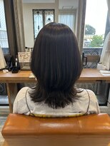 クラス リノ(CLASS lino)&nbsp;大人気☆艶感グレージュ×くびれミディ