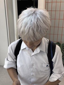 メンズペレ 渋谷(MEN'S PELE) MEN’S HAIR/ブルーブラック/フェザーパーマ/渋谷