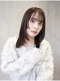ボブレイヤーカット顔周りレイヤーウルフハッシュカット韓国