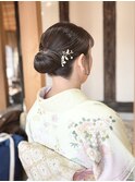 限定ヘアセット☆タイトシニヨン