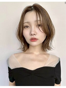 サンドパールス 仙台店(sand PALCE) 髪質改善/大人ガーリー/似合わせカット/ショートボブ前髪/仙台