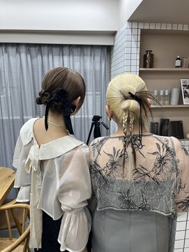 ケシキ 表参道 原宿(kesiki.) カチモリヘア/タイトめアレンジ/上品/お呼ばれヘア/結婚式