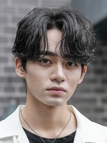 Men's salon fifth 札幌大通【メンズサロン フィフス】【3月1日 NEW OPEN(予定)】&nbsp;大通メンズパーマシャドウパーマ波巻きパーマセンターパート緩め