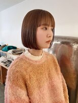 マカロニコースト(macaroni coast)&nbsp;前髪あり顎ラインボブミニボブ大人ボブ