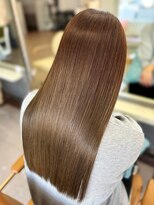 マップデザイン(map design)&nbsp;縮毛矯正 髪質改善ストレート ベージュカラー 艶髪 20代 30代