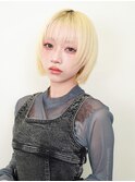 【La fith】ホワイトブロンド × レイヤー × シースルーバング