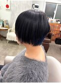 グラデーションボブ インナーカラー ダブルカラー