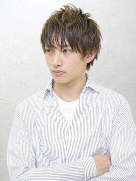 ワンワンオー バーバーショップ 長浜店(@110 BARBER SHOP) アッシュショート　カラー/メンズ/アッシュ