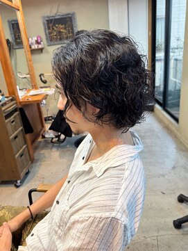 ロルド シェリ(Rold Cheri) 【山本智文】メンズレイヤーボブパーマ