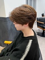 ネオリーブ クーロ メゾン 横浜(Neolive curro Maison) 韓国マッシュ センターパートフェザーパーマ MEN’S HAIR