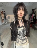アリー 原宿(ALLY)&nbsp;ハッシュカットシャギーウルフレイヤーカットエクステレイヤー