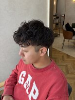 ネウィ 大分中央町店(newi) 無造作シャドウパーマ×ツーブロック