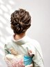 平日☆結婚式やお宮参り☆訪問着着付け＋ヘアセット￥7500【平日8:00~11:45】