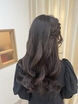 フェリーチェ 六本木店(Felice)&nbsp;ヘアセット ハーフツイン ハーフアップ お呼ばれヘア イベント