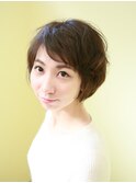 ふんわり小顔ショート