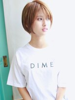 バース(BIRTH)&nbsp;天神【BIRTH】小顔に見せるエッジショート×ブランジュカラー