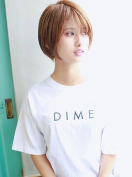 バース(BIRTH) 天神【BIRTH】小顔に見せるエッジショート×ブランジュカラー