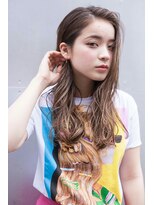 ケイト(kate)&nbsp;【kate 大宮】大人かわいいかきあげバング×ハイライトベージュ