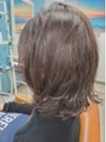 アラワラブルー(arrawarra blue)&nbsp;無造作ふんわり毛先カール/20代/30代/40代/50代/倉敷/白楽町