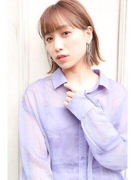 オーシャン(Ocean) ［OCEAN　Hair&Life]パツっとボブ/切りっぱなし/インナーカラー