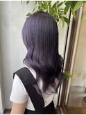 パープル強めのパープルグレージュ