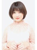 大人可愛いショートボブ