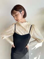 ヘアサロン セロ(Hair Salon SERO)&nbsp;【セロ姫路】シンプルな前下がりの大人ボブ&シースルーバング