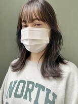 ノラ ギンザ(NORA GINZA)&nbsp;10代20代30代透明感グレージュカラー顔まわりカット＊