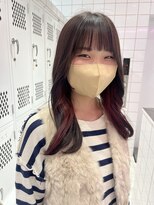 ロンドルーチェ 心斎橋(Lond luce)&nbsp;ダークアッシュ/ミディアムレイヤーカット［髪質改善/縮毛矯正］