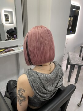 シェイロ(Cielro) 【ピンクボブ/ハイトーン/ブリーチ/ボブカット】SAKI