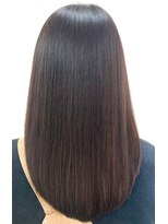 黄ぐまくん美容室 セミロング 酸熱トリートメント