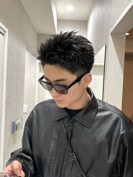 メレ 仙台(Mele) メンズベリーショート/スパイキーショート/アッシュブラック