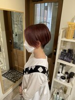 ワンバイワンクラッカ(one by one CLACCA)&nbsp;襟足すっきりショート×ピンク