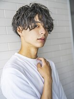 【小久保style】ベリーショートニュアンスパーマグレーベージュ