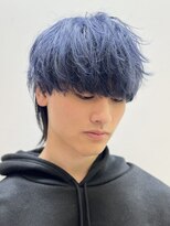 ヘアアンドフェイス ルースト(hair&face ROOST)&nbsp;ネイビーマッシュウルフ