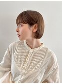 黒髪/ボブウルフ/ネビージュ/小顔/ワンレン