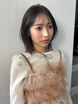 アム(amu) くびれボブ/外はねボブ/シースルーバング/顔まわりカット/