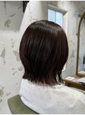 レイヤーボブ × ピンクブラウン【千葉優希】