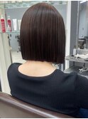 安積タッセルボブ切りっぱなしボブマッシュウルフショートカット