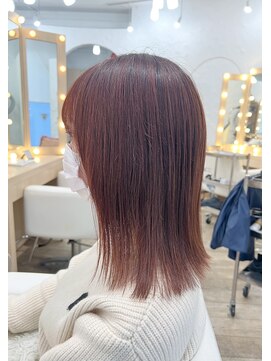 エレノア 渋谷公園通り店(Eleanor) 【艶感カラー】ピンクブラウン