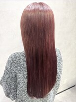 ルノン(LUNON) ホワイトグレージュミニウルフチェリーブラウンデジタルパーマ