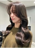 韓国風レイヤーカット顔まわりくびれオルチャン堀江