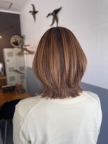 ブラウン(Brown)&nbsp;ボブ/レイヤーボブ