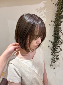 ゼスト 中野店(ZEST) 【ZEST中野/イチカ】ナチュラル透明感！今っぽオリーブブラウン