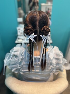 リエラ 新宿(RIERA) ツインお団子編みたらし