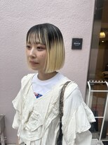 リズム(RHYTHM)&nbsp;大人ハイトーンデザイン×ボブ