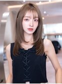 20代30代くびれ顔周りレイヤーカット/美髪質改善/縮毛矯正