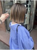 白髪ぼかしバレイヤージュ